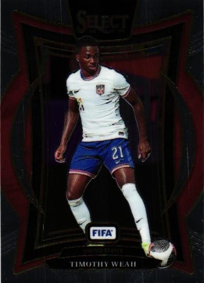Tarjeta Select de Timothy Weah