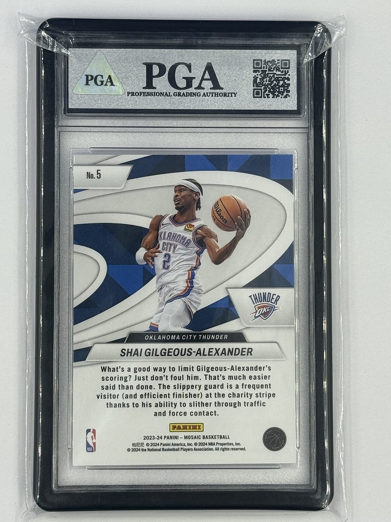 2023 Panini Mosaic Give and Go Shai Gilgeous-Alexander (reverso)