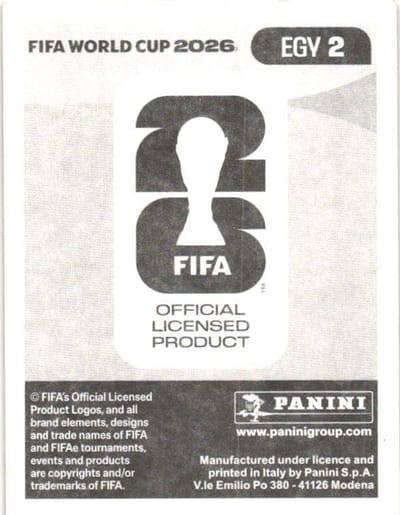 Estampa Panini FIFA Mohamed Elshenawy (reverso)