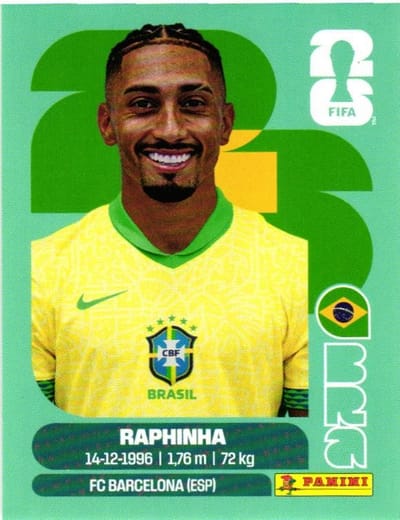 Estampa Panini FIFA 2026 - Raphinha